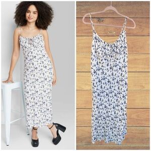 Wild Fable Floral Sleeveless Floral Midi Dress, XL